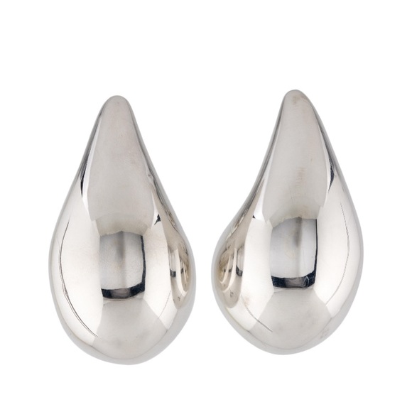 NEW Large Silver Drop Earrings - Picture 1 of 9